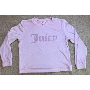 Juicy Couture Sleepwear Casual Pajama Top Women's Medium Studded Soft